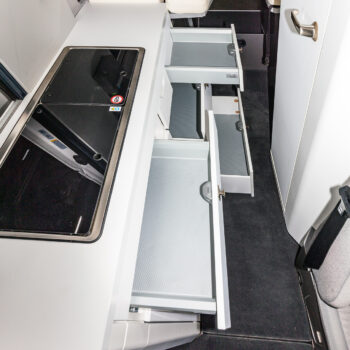 Antirutsch-/Schutzmatten, 4er-Set für Schubladen VW Grand California 680 ab MJ. 2025