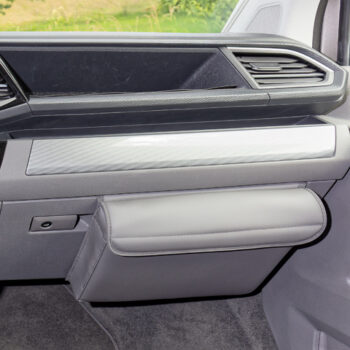 TIALO Glovebox für VW T6.1, Design "Leder Palladium"