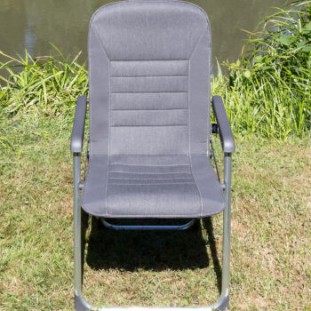 Polsterbezug für VW T7 California Campingstuhl, Design: "Mèlange Raven".