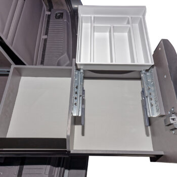 Antirutsch-/Schutzmatten 2er-Set für die original VW-Heckküche der VW T7 California Beach Camper/Tour, VW Caddy 5 California